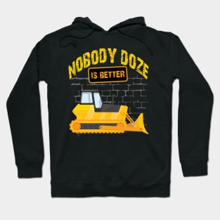 Funny Excavator and Construction Worker Heavy Equipment Hoodie